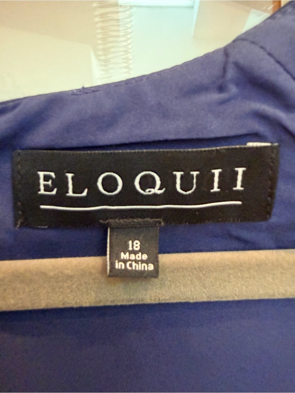 Eloquii Classic Chic Timeless Stretch Fitted Navy Sheath Dress Plus Size 18 NWT - Picture 7 of 10